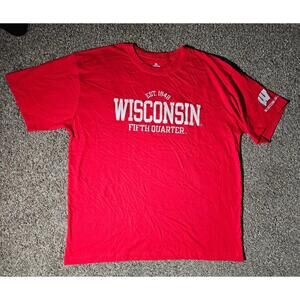 KA Knights Apparel Wisconsin Badgers 5th Quarter Tshirt XL